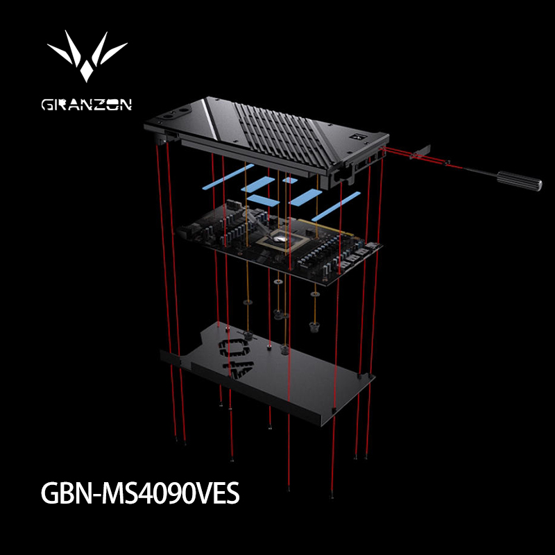 Rtx 4090 Water Block Full Cover - Blocco acqua GPU Granzon per scheda