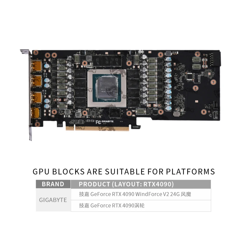 Blocco GPU Bykski per scheda v - Rtx 4090 Water Block Full Cover recensione e prezzo