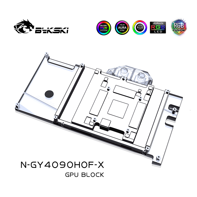 Bykski N-GY4090HOF-X Blocco GP - Rtx 4090 Water Block Full Cover recensione e prezzo