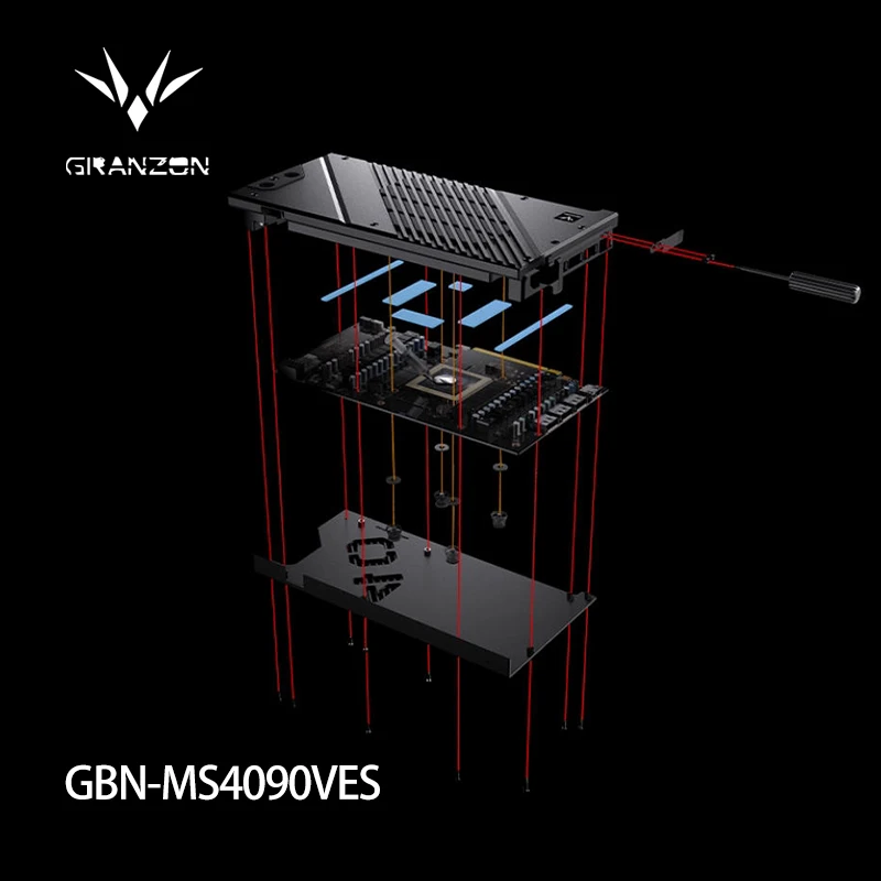 Granzon GBN-MS4090VES, blocco  - Rtx 4090 Water Block Full Cover recensione e prezzo