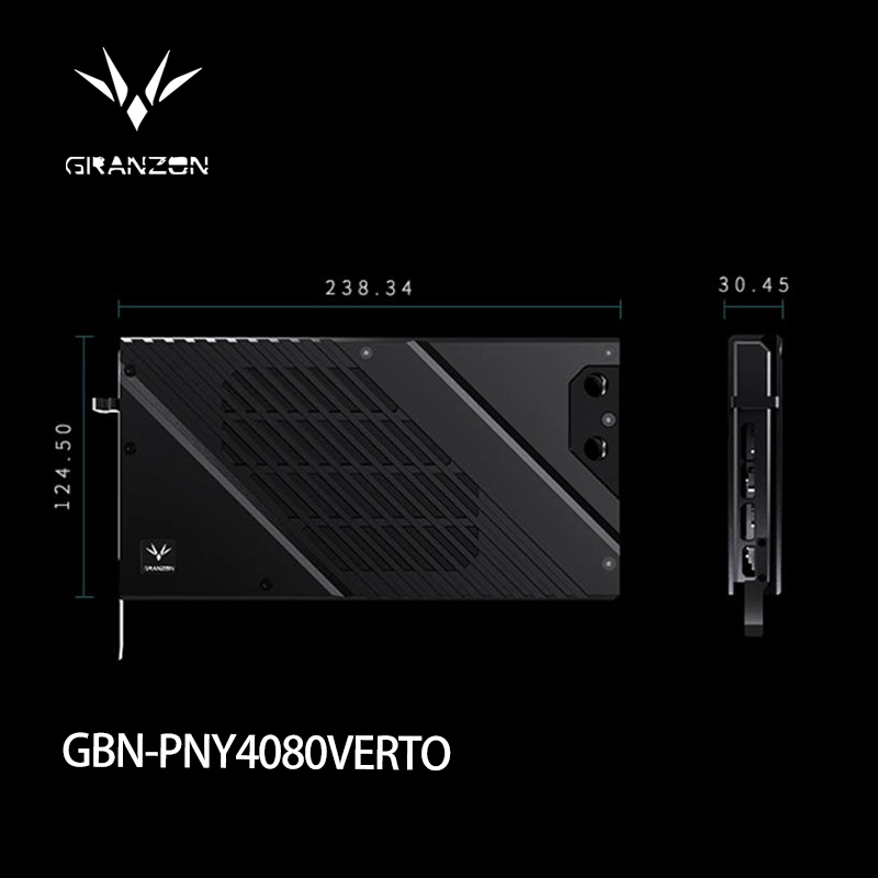 Granzon GBN-PNY4080VERTO Blocc - Rtx 4080 Water Cooling Block recensione e prezzo