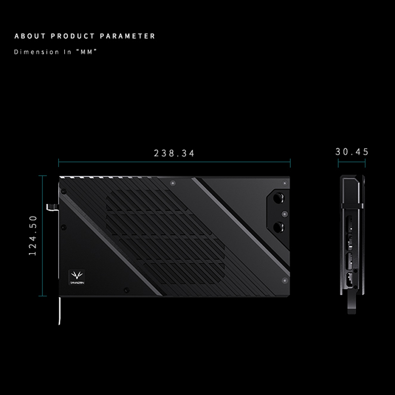 Granzon Water Block per PNY RT - Rtx 4080 Water Cooling Block recensione e prezzo